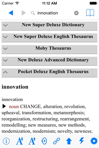 Advanced Deluxe Dictionaries And Thesaurus Pro screenshot 4