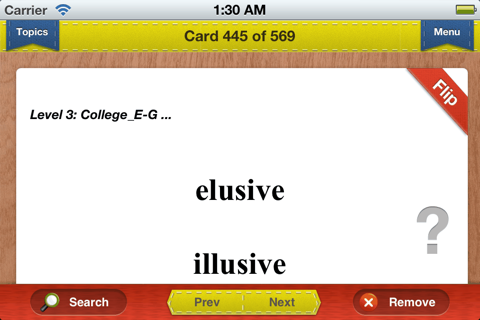 Wonderlic Verbal Prep Flashcards Exambusters screenshot 3