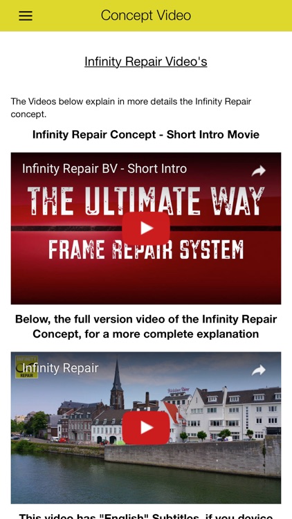 Infinity Repair