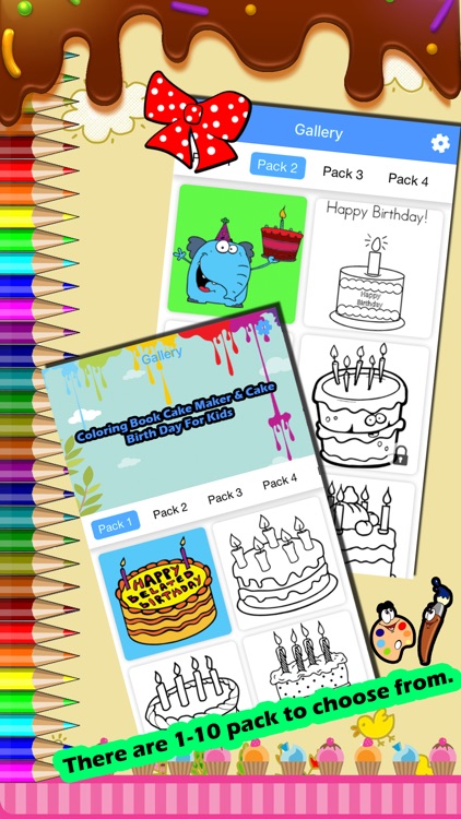 Coloring Book Cake Maker & Cake Birth Day For Kids screenshot-4