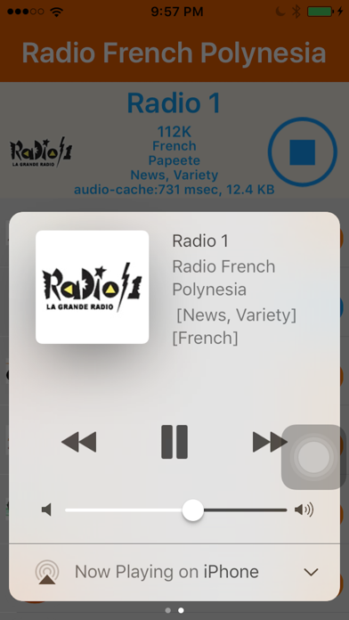 How to cancel & delete Radio French Polynesia - Radio PF from iphone & ipad 3