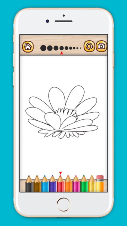 Flowers coloring book 2 screenshot-4