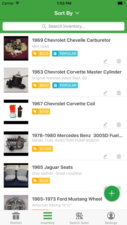 MatchMyStuff - The virtual auto parts swap meet