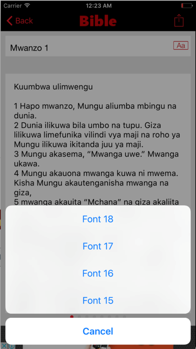 How to cancel & delete Biblia ya Kiswahili from iphone & ipad 4
