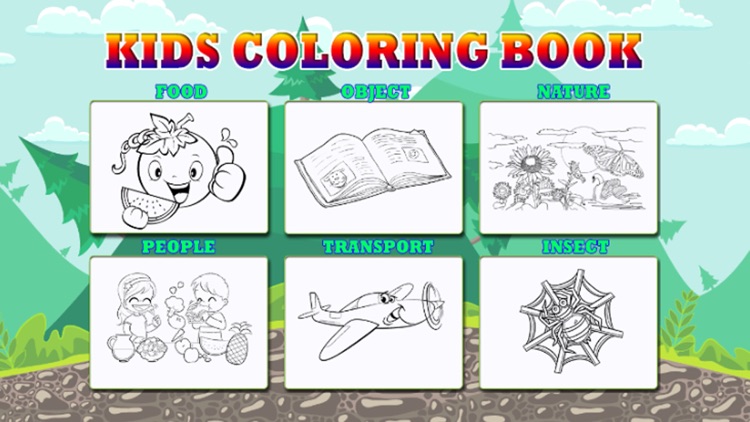 Kids Coloring Books Game screenshot-3