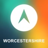 Worcestershire, UK Offline GPS : Car Navigation