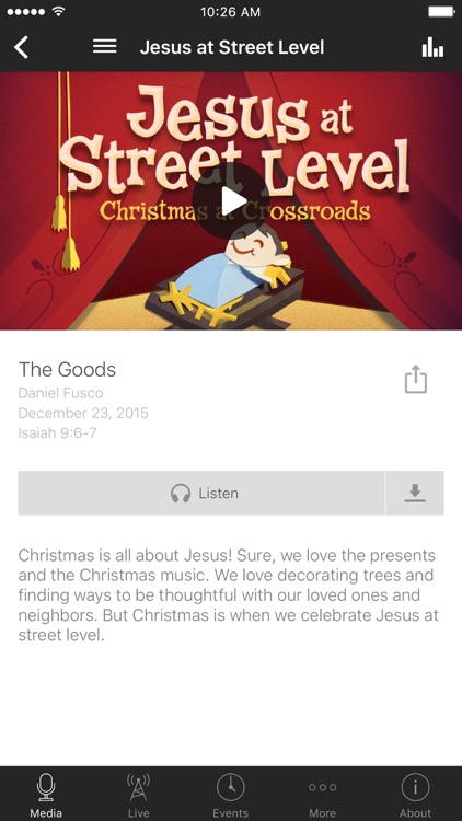 Crossroads Mobile App