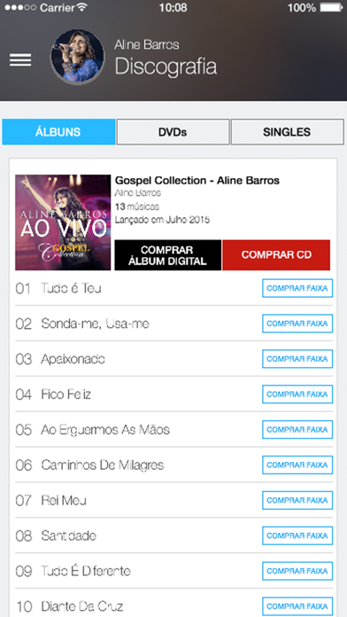 How to cancel & delete Aline Barros - Oficial from iphone & ipad 4