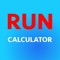 The Run Calculator is very easy to use