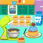 Peach Cupcake Cooking