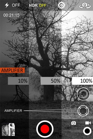 Black & White Video Camera With Night Mode Amp. screenshot 3