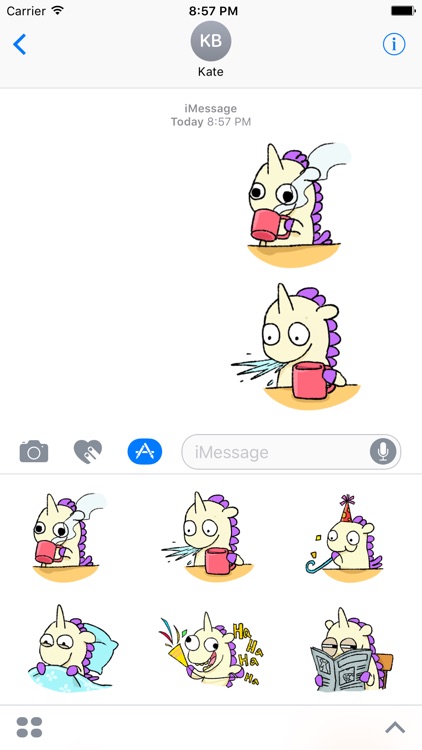 Unicorn Sticker - pony stickers for iMessage