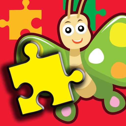 Butterfly&friend Jigsaw Puzzle for Kids Icon