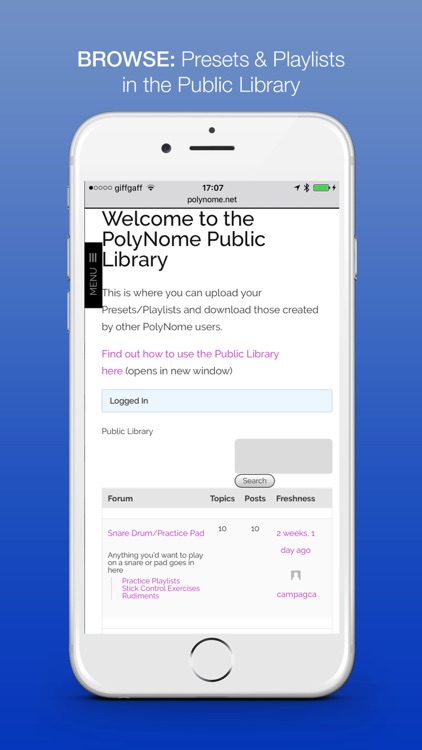 PolyNome Pro:Metronome, Drum Machine, Practice Log screenshot-3
