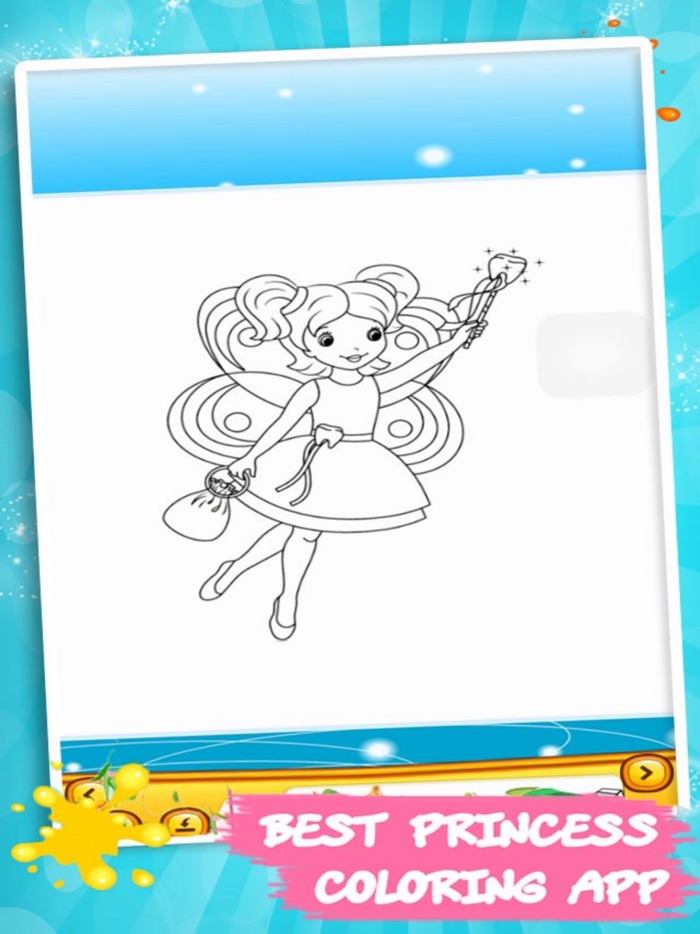 Princess Color Book - Painting Pic