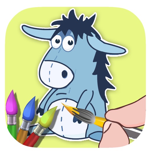 Kids Donkey Coloring Book Game Edition icon