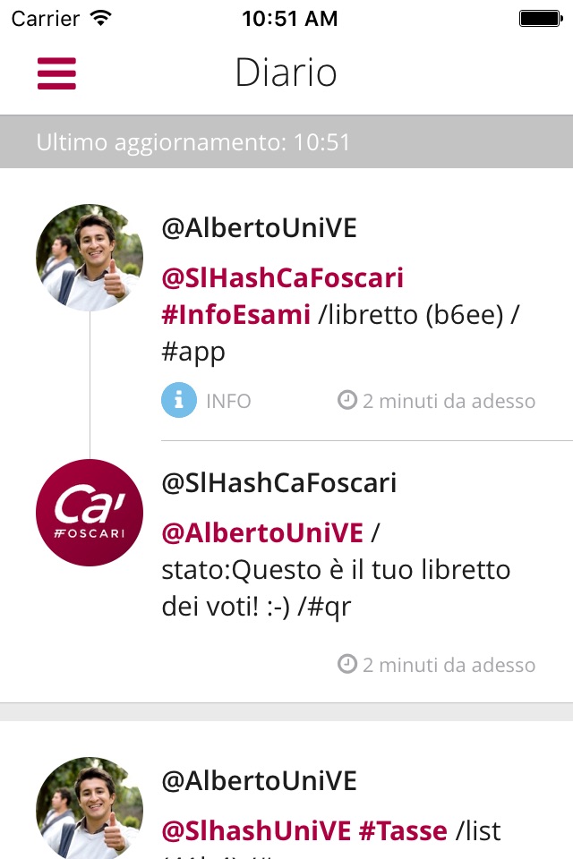 Ca' Foscari screenshot 3