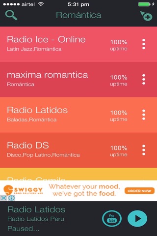 Romántica Music Radio Stations screenshot 2