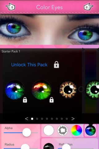 Eye Colorizer - Color Contact Lens Cosplay Effect screenshot 4