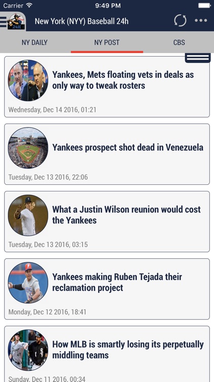 New York (NYY) Baseball 24h