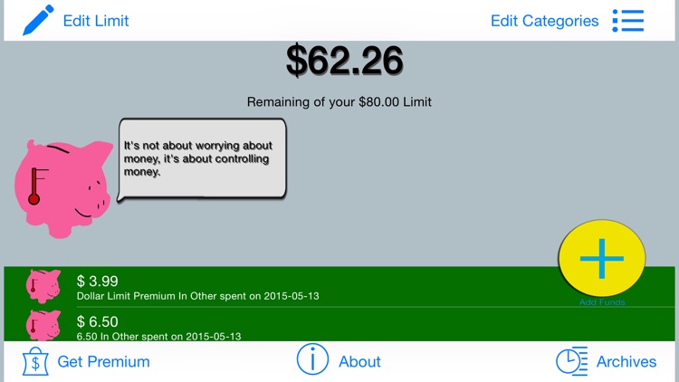 Dollar Limit - Set One Limit, Spend Within It