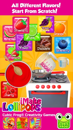 Candy Maker Food Games-iMake Lollipops for Kids(圖2)-速報App