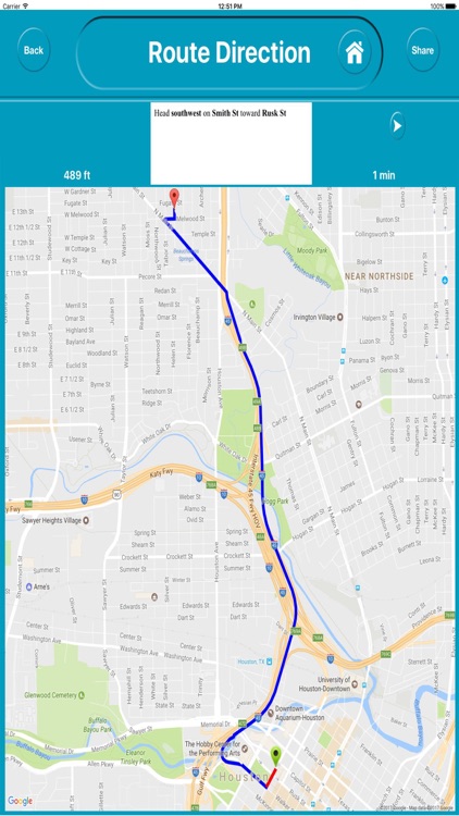 Houston TX Offline City Maps Navigation screenshot-4