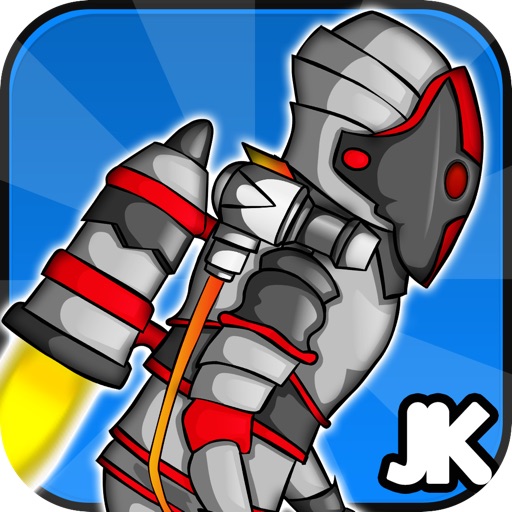 A Jet-Pack Knight in the Adventures of the Vector Castle of Doom Icon