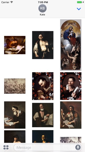 Luca Giordano Artworks Stickers