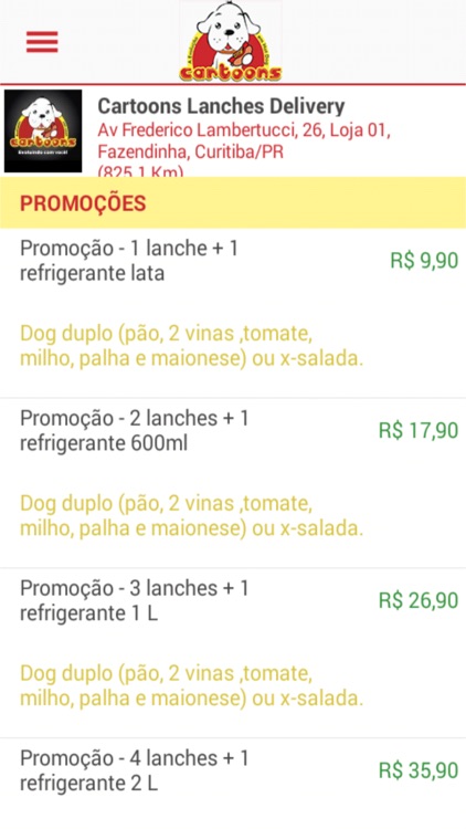 Cartoons Lanches