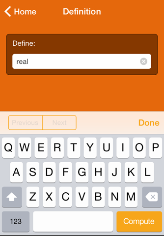 Wolfram Words Reference App - náhled