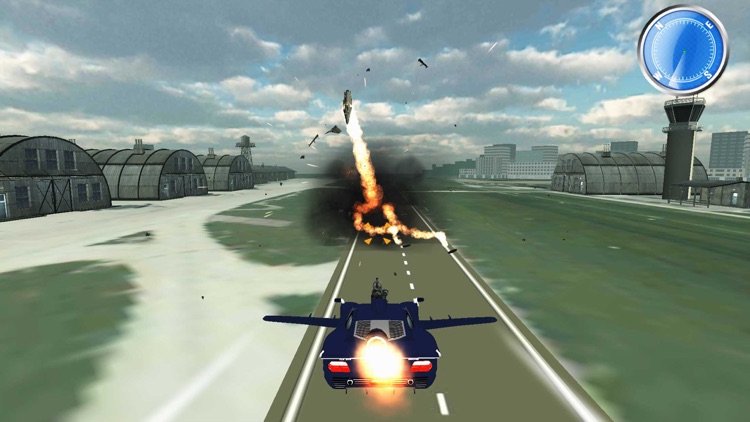 Flying Car Shooting Battle screenshot-4