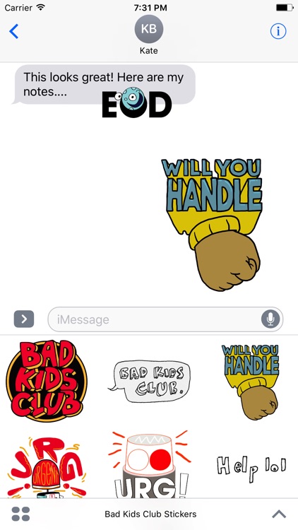 Bad Kids Club Stickers
