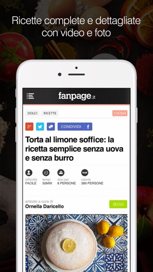 Le ricette di Cucina Fanpage(圖1)-速報App