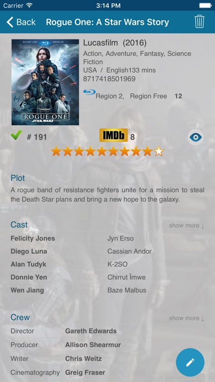 CLZ Movies - Movie Collection Database