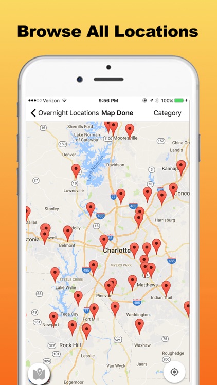 Overnight Parking Locator for Walmart