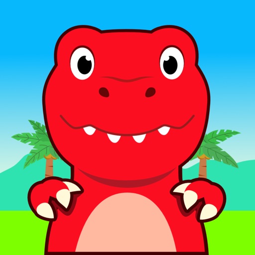 dino coloring book & puzzles iOS App