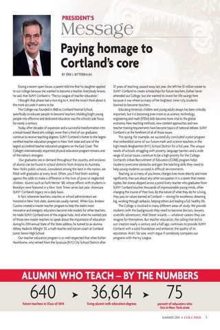 SUNY Cortland Alumni Magazine screenshot 3
