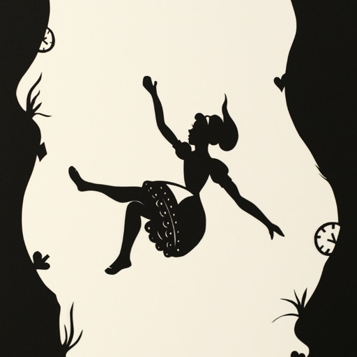 Alice in the Rabbit Hole Icon