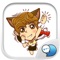 This is the official mobile iMessage Sticker & Keyboard app of Cat Lady Character