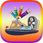 Vehicle Coloring Book For Kids Painting