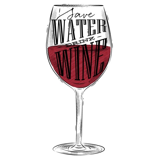 Wine Lover Funny Messages Sticker Pack icon