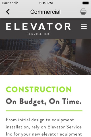 Elevator Service Inc. screenshot 2