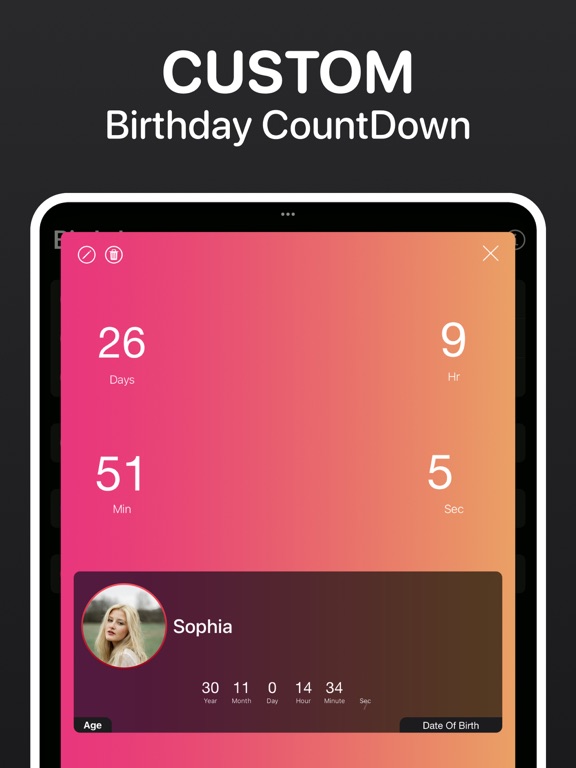 Standby Birthday Countdown 17 screenshot 4