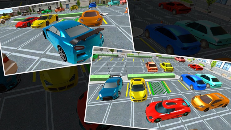 Sports Car Parking Driver Sim 3D screenshot-4