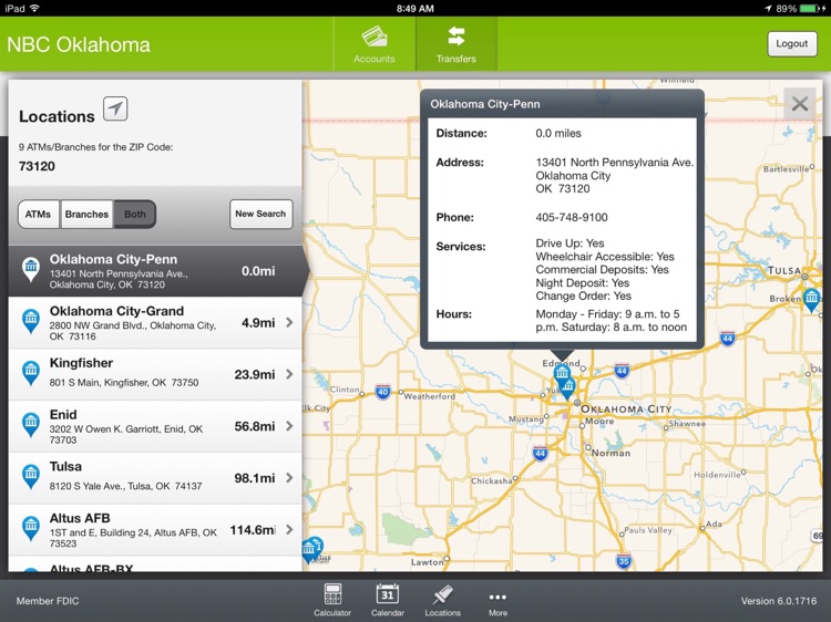 NBC Oklahoma Banking App for iPad screenshot-4