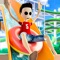 Waterslide Uphill Park 3d Sims