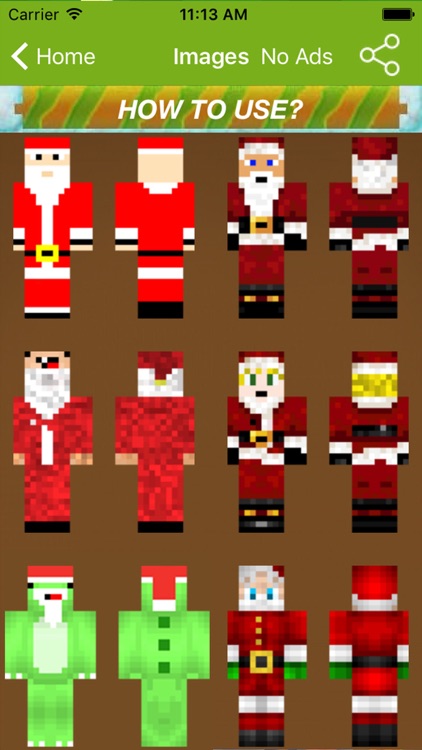 Santa Claus Skins For Minecraft Pocket Edition PC