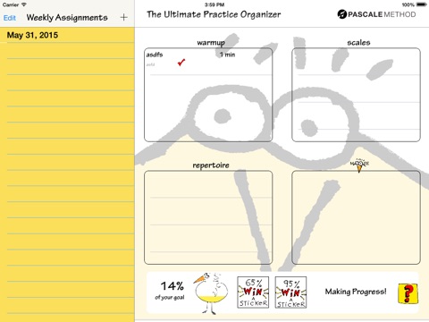 The Ultimate Practice Organizer screenshot 2