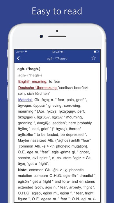 Proto Indo European etymological dictionary Screenshot 2